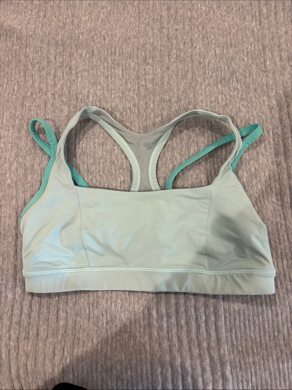 lululemon athletica Mint Green Racerback Sports Bra